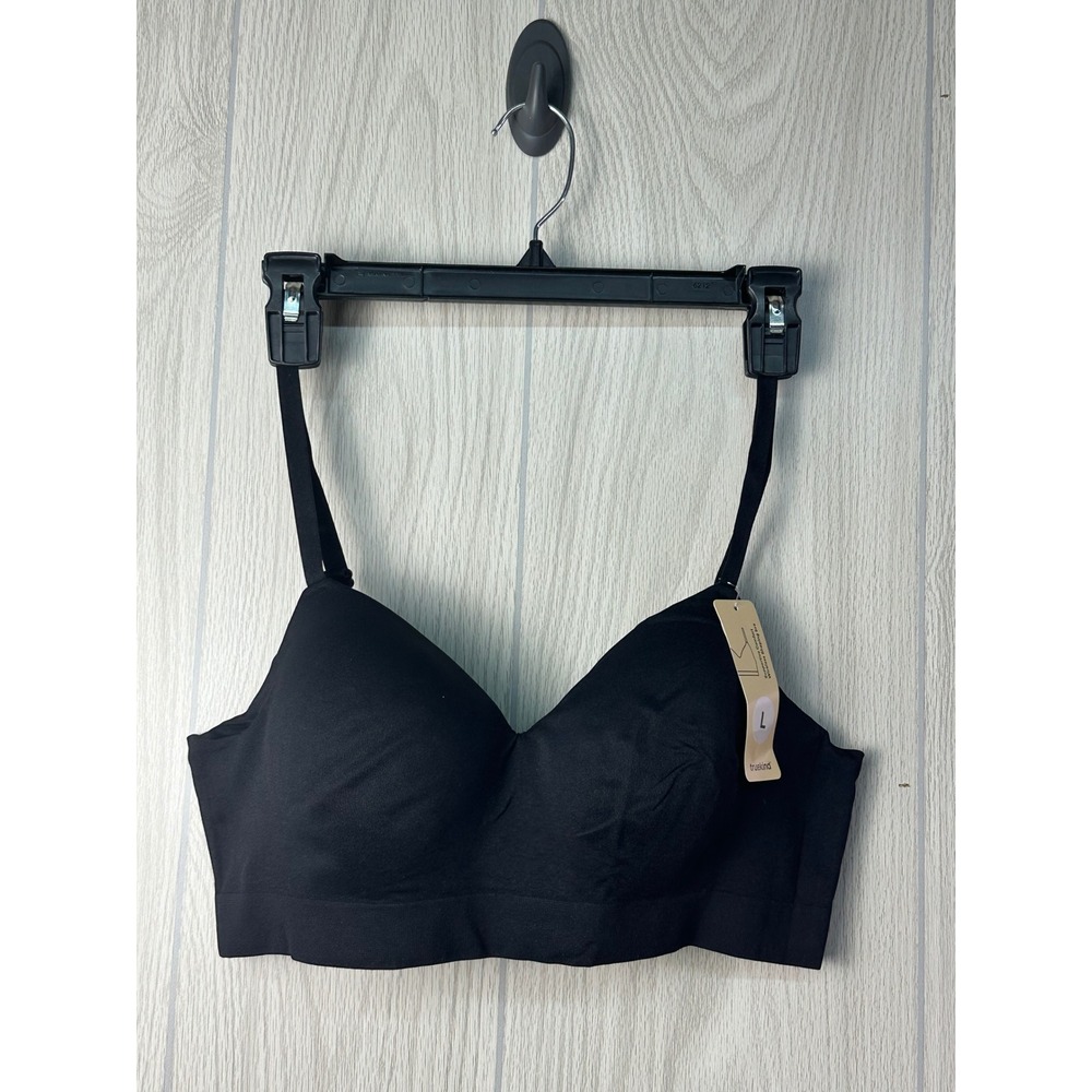 truekind Supportive‎ Comfort Wireless Shaping Bra Black Size L